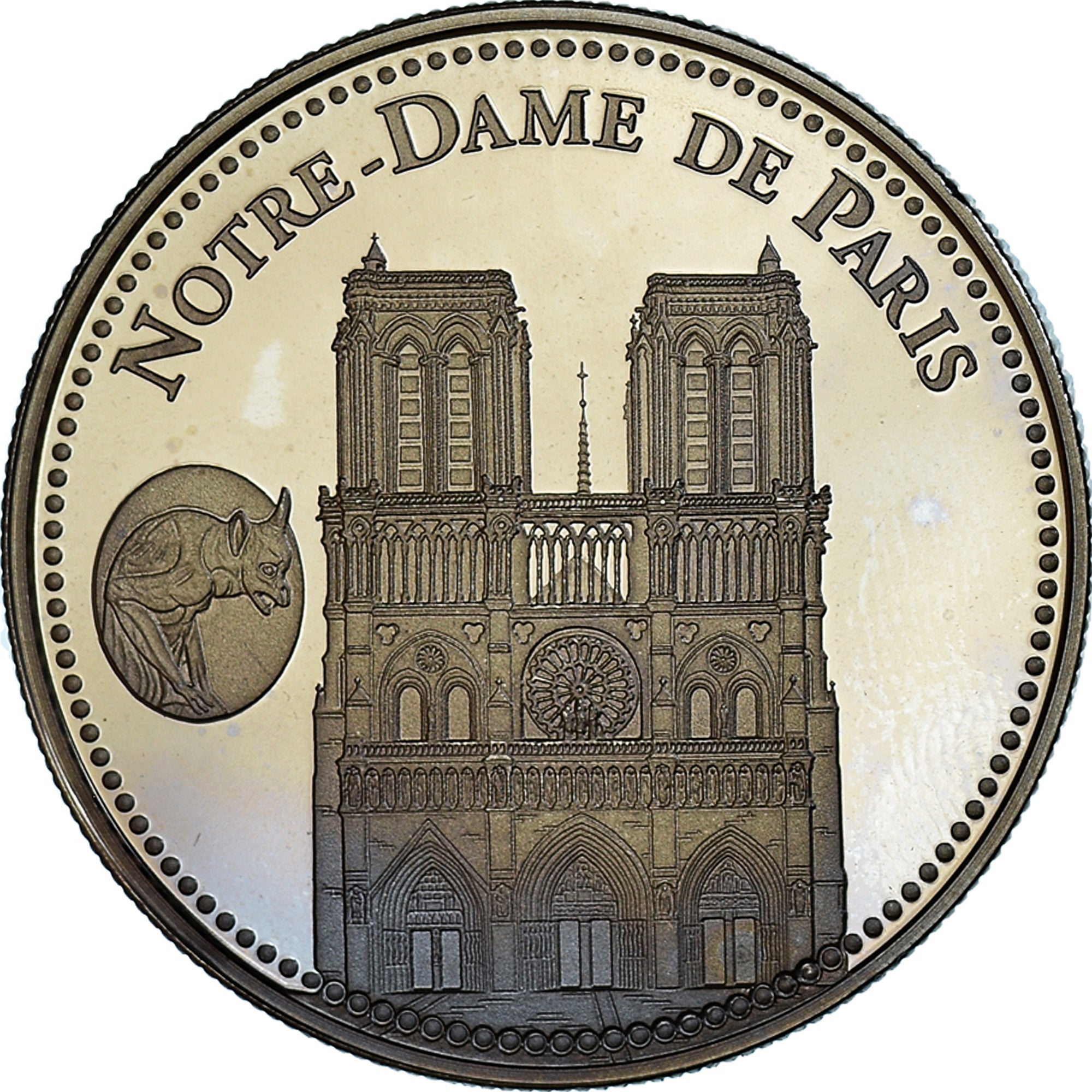 Frankreich, Medaille, Notre Dame de Paris., Patrimoine, Proof, STGL