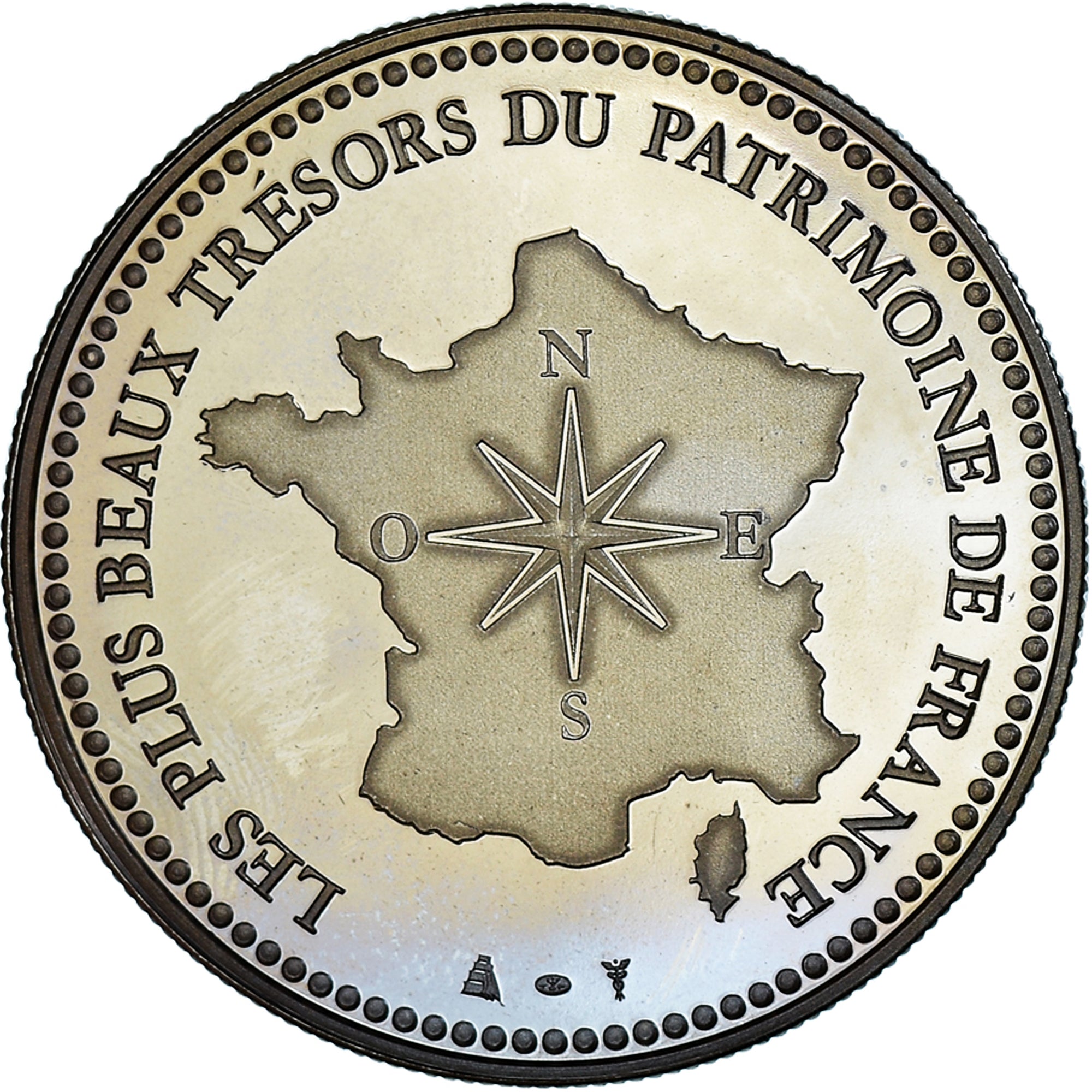Frankreich, Medaille, Notre Dame de Paris., Patrimoine, Proof, STGL