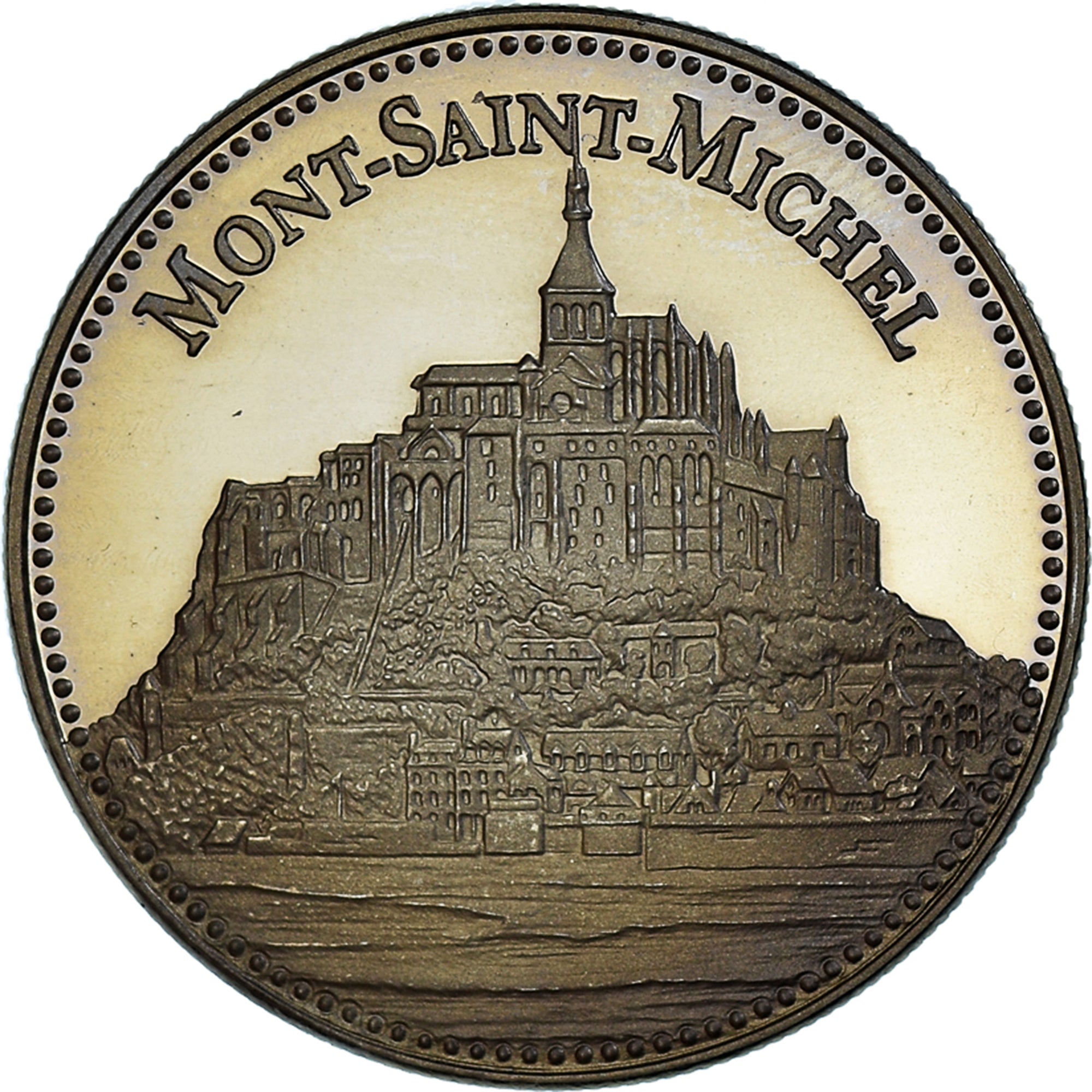 France, Medal, Mont Saint-Michel, Patrimoine, Proof, MS(65-70), Copper-nickel