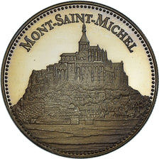 France, Medal, Mont Saint-Michel, Patrimoine, Proof, MS(65-70), Copper-nickel