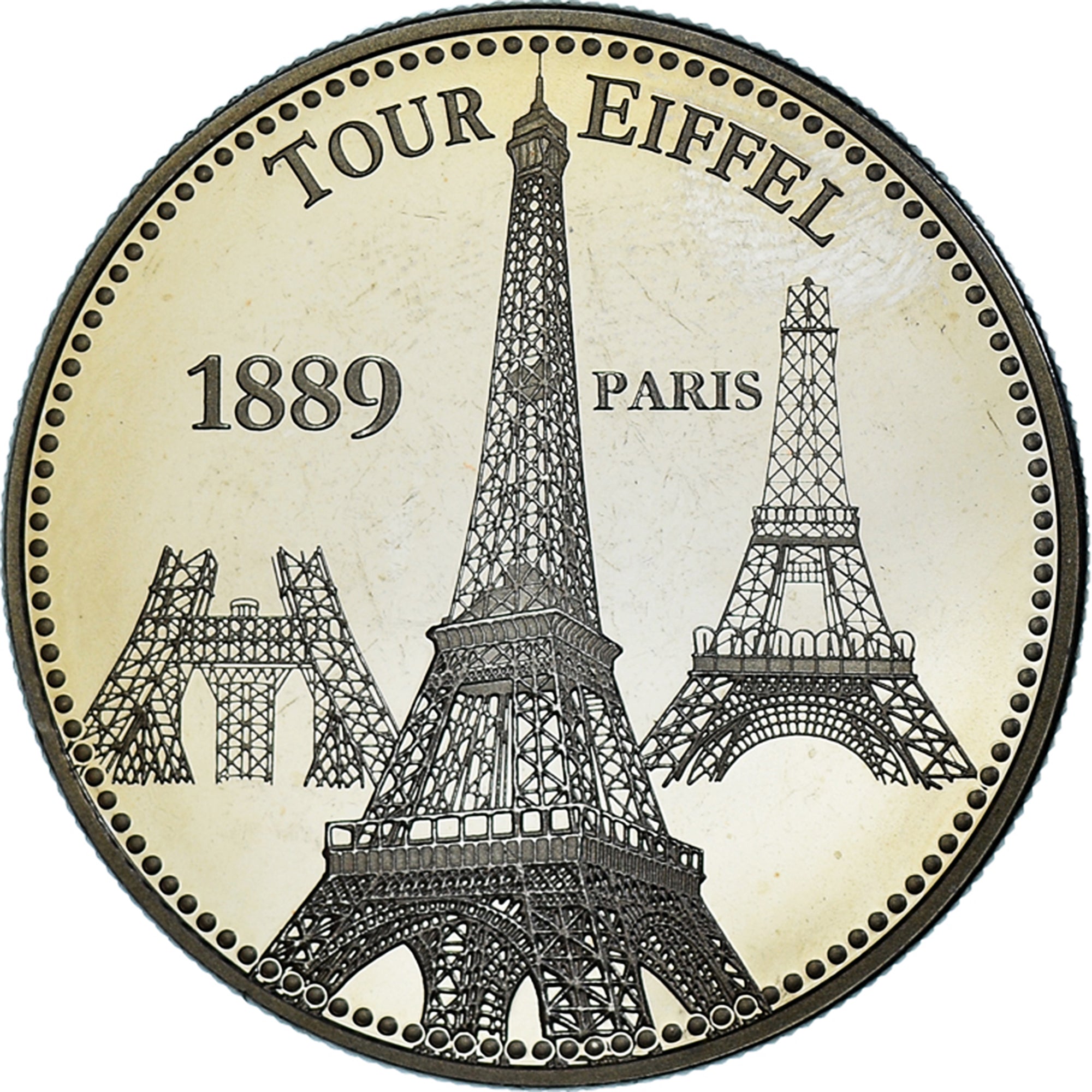 Frankreich, Medaille, Les plus beaux trésors du patrimoine de France, Tour