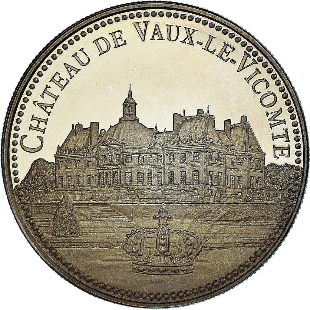 Francia, medaglia, Chateau de Vaux Le Vicomte, Patrimoine, Proof, FDC