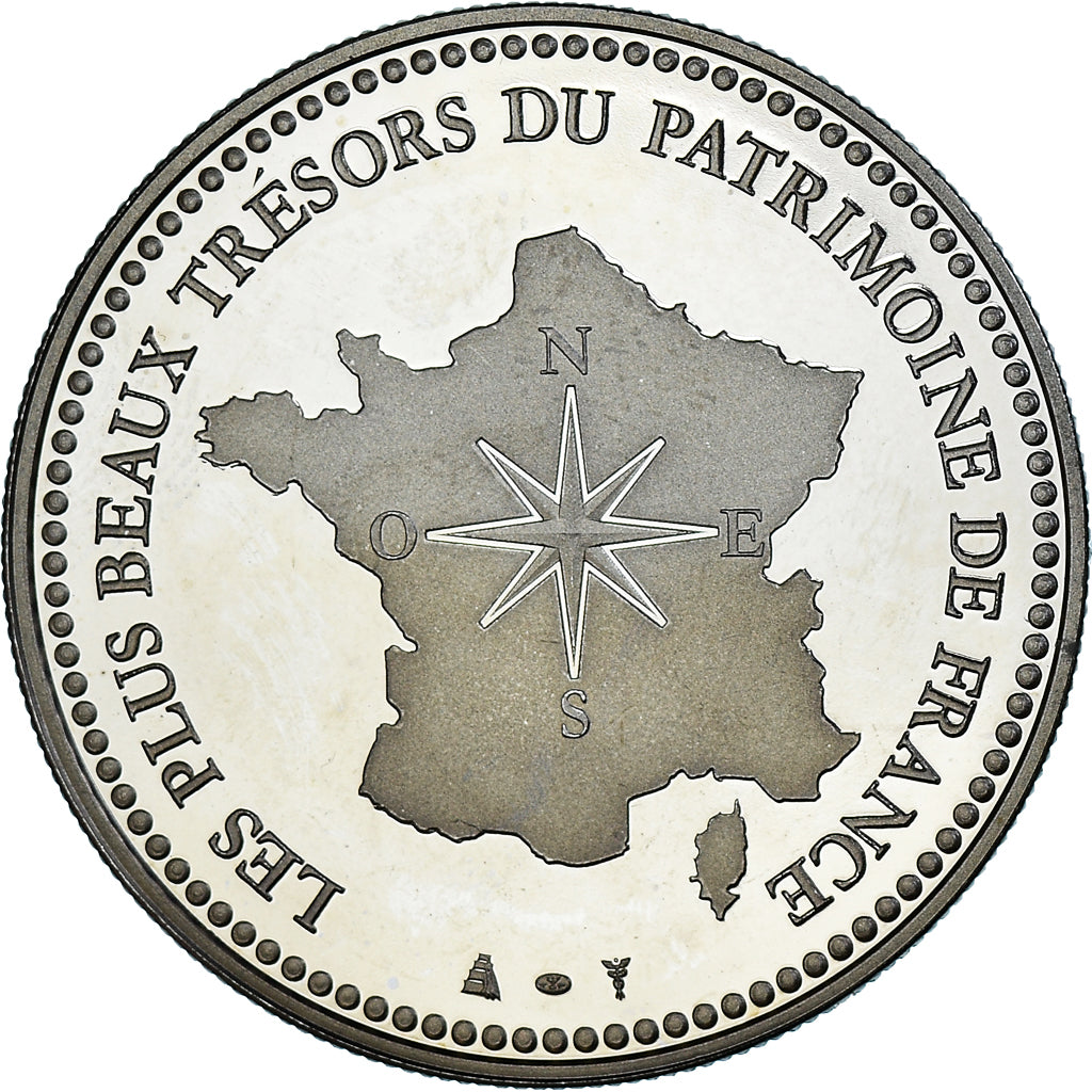 France, Medal, La Cathédrale de Rouen, Patrimoine, Proof, MS(65-70)