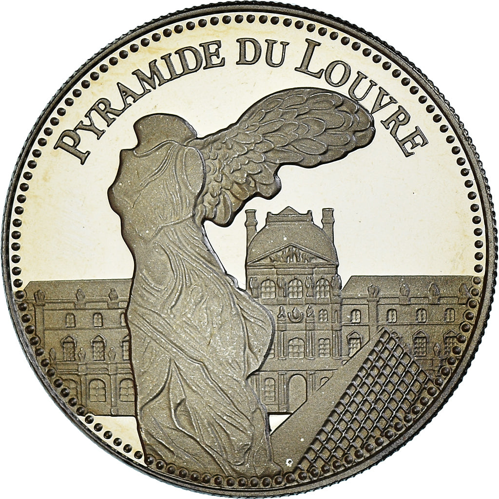 France, Médaille, La Pyramide du Louvre, Patrimoine, Proof, FDC, Cupro-nickel