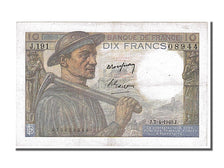 France, 10 Francs, 10 F 1941-1949 ''Mineur'', 1949, KM #99f, 1949-04-07,...