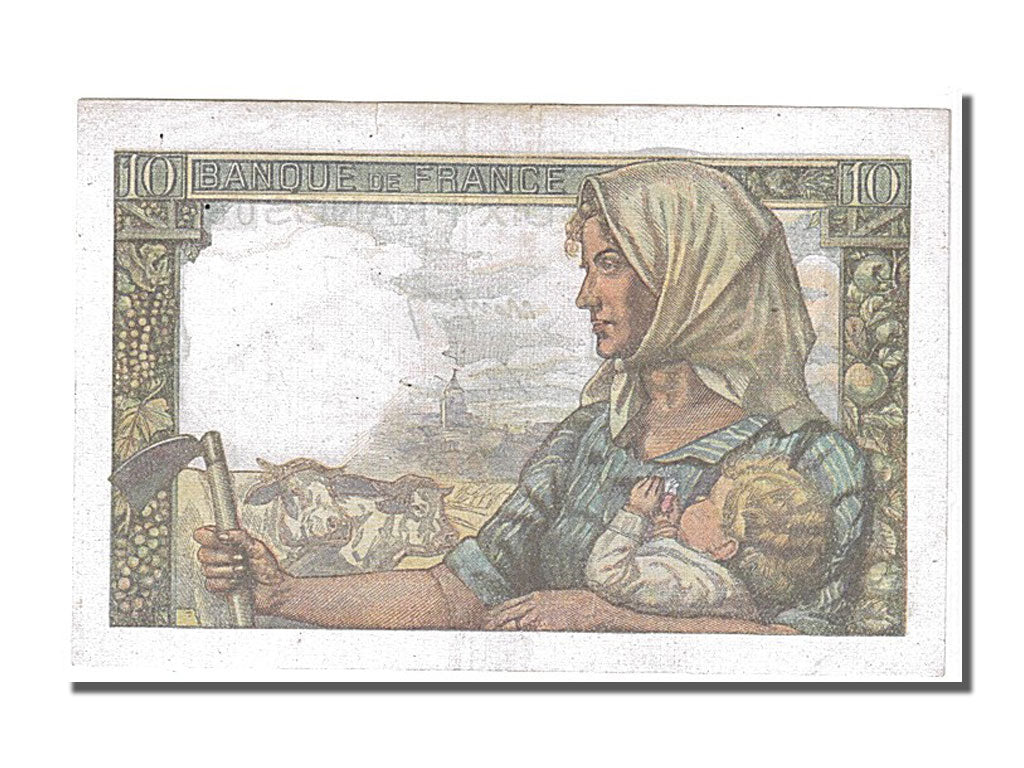 France, 10 Francs, 10 F 1941-1949 ''Mineur'', 1949, KM #99f, 1949-04-07,...