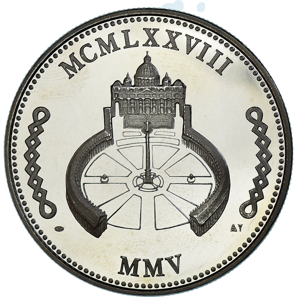 Vatican, Medal, Le Pape Jean-Paul II, Religions & beliefs, 2005, MS(65-70)