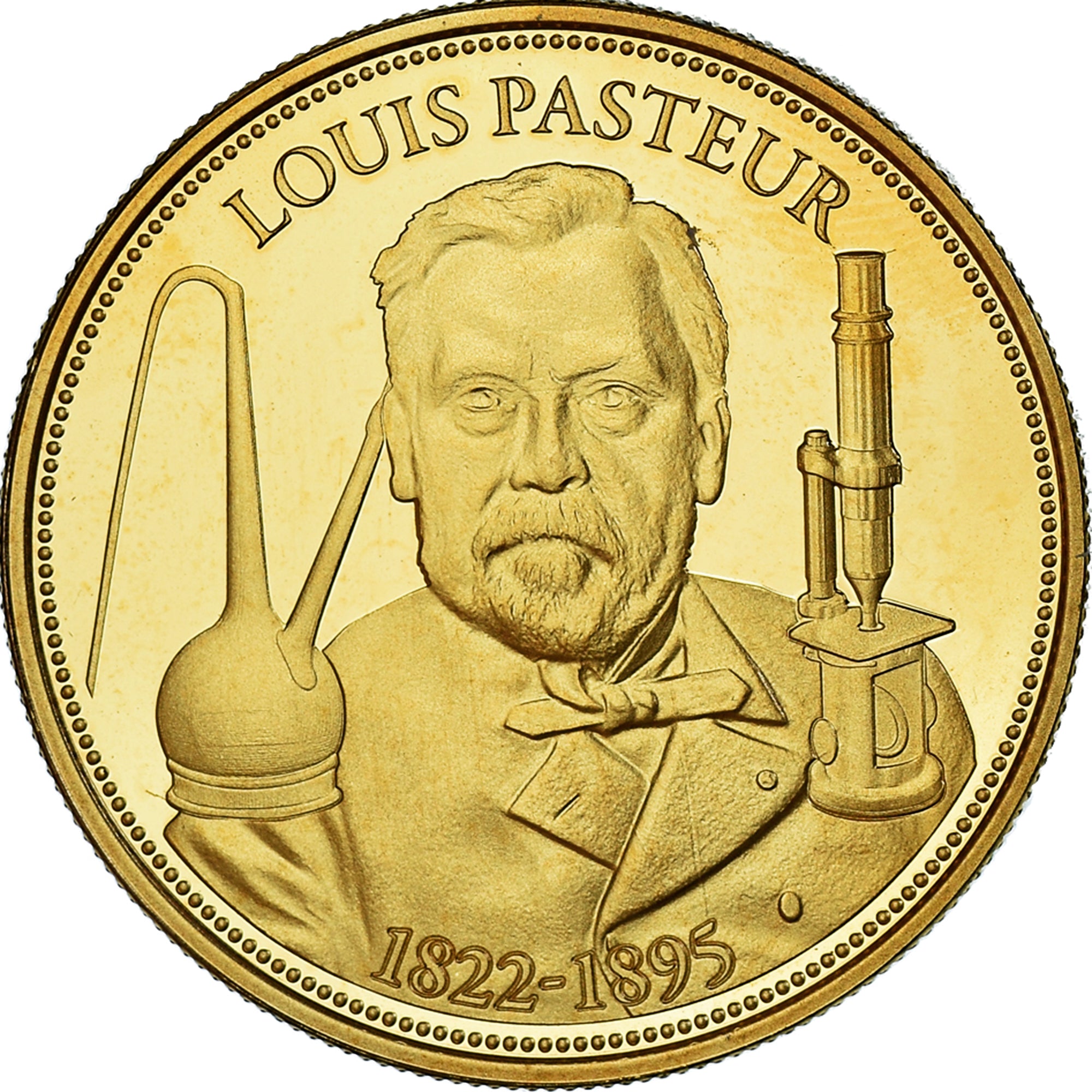 Frankreich, Medaille, Louis Pasteur, Sciences & Technologies, Proof, STGL