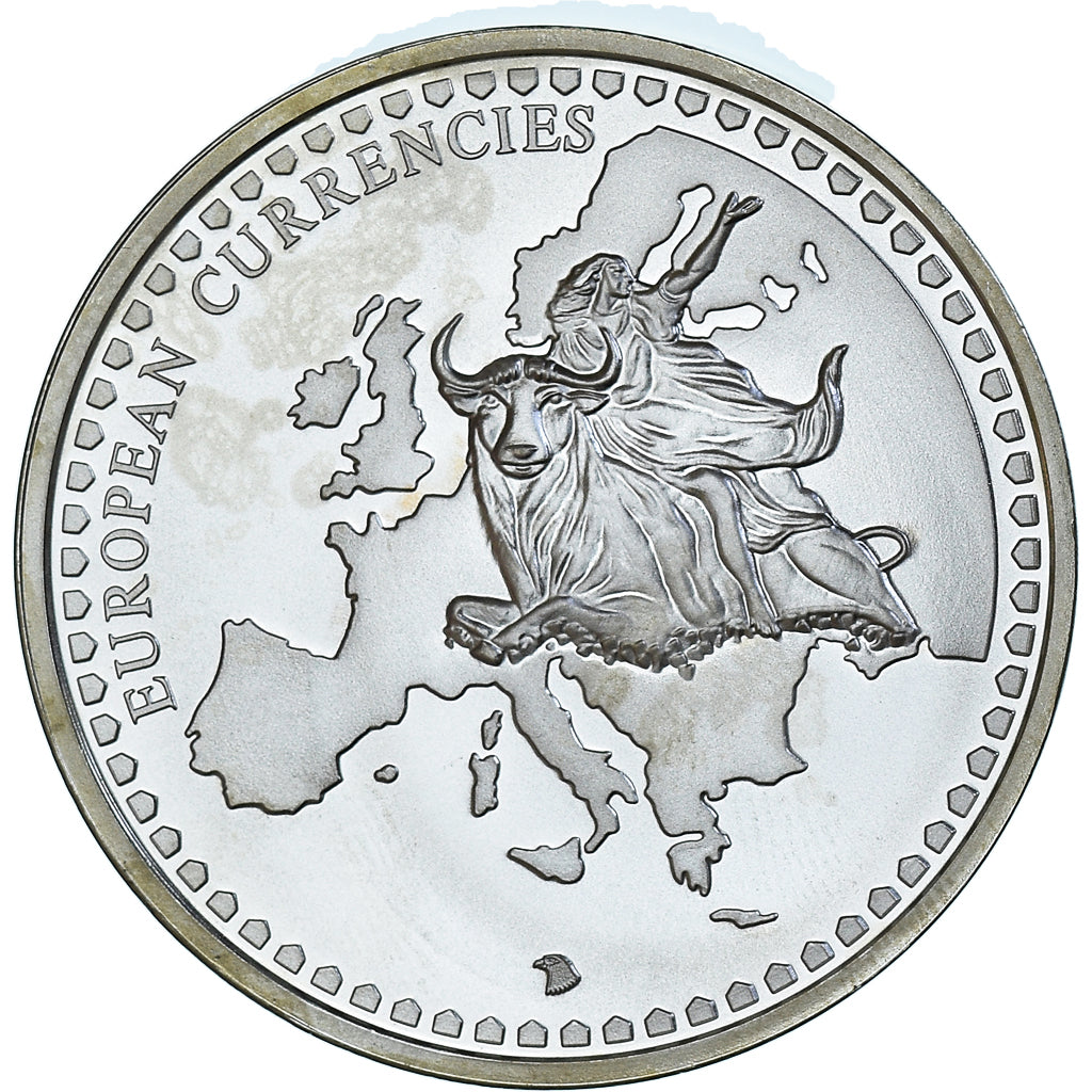 Vatican, Medal, European Currencies, 100 Lires, MS(63), Copper-nickel