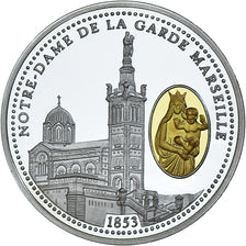 France, Medal, Provence, Notre-Dame de la Garde Marseille, MS(65-70), Silver