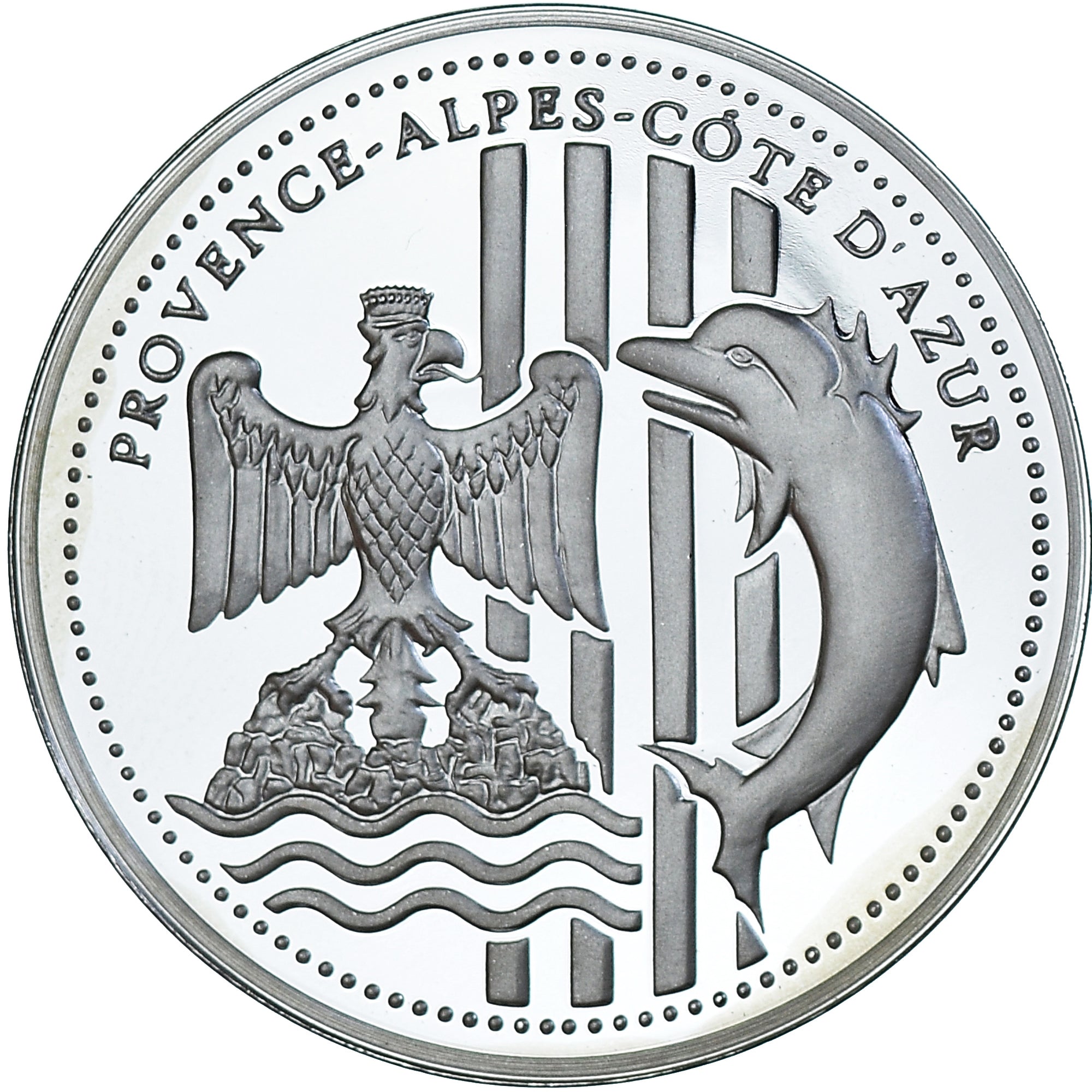 France, Medal, Provence, Notre-Dame de la Garde Marseille, MS(65-70), Silver