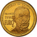Francja, medal, Charles De Gaulle, 1 Euro Essai, 1996, Jimenez, MS(65-70), Stop
