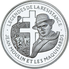 França, medalha, Légende de la Résistance, Jean Moulin et les Maquisards