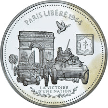 France, Médaille, Paris libéré - 25 Aout 1944, Politics, Society, War, FDC