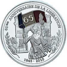 France, Medal, 65ème Anniversaire de la Libération, MS(65-70), Silver