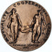 Frankrijk, Medaille, Mutualité - Coopération - Crédit, 1992, Corbin