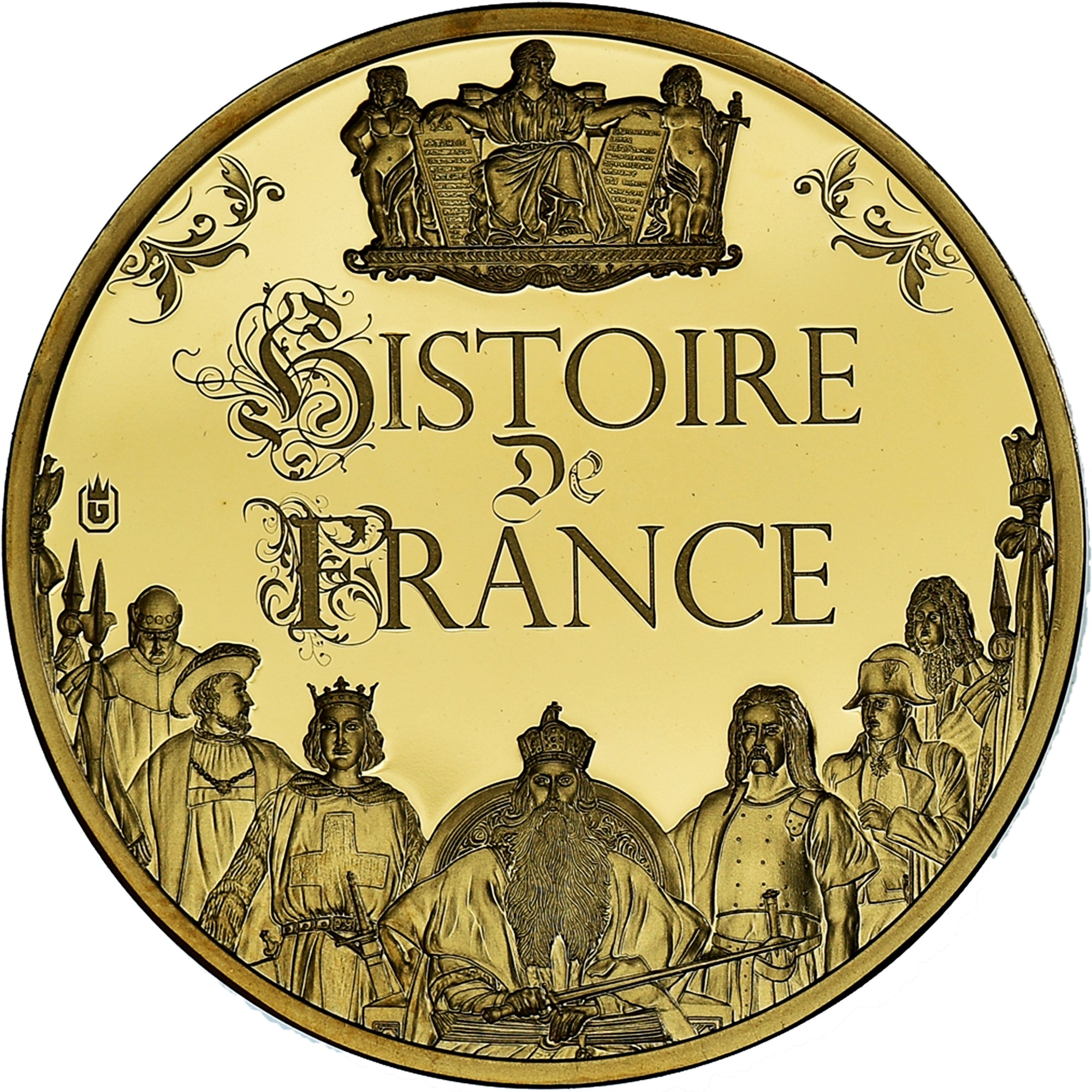 Frankreich, Medaille, Histoire de France, L'Armistice., History, STGL, Copper