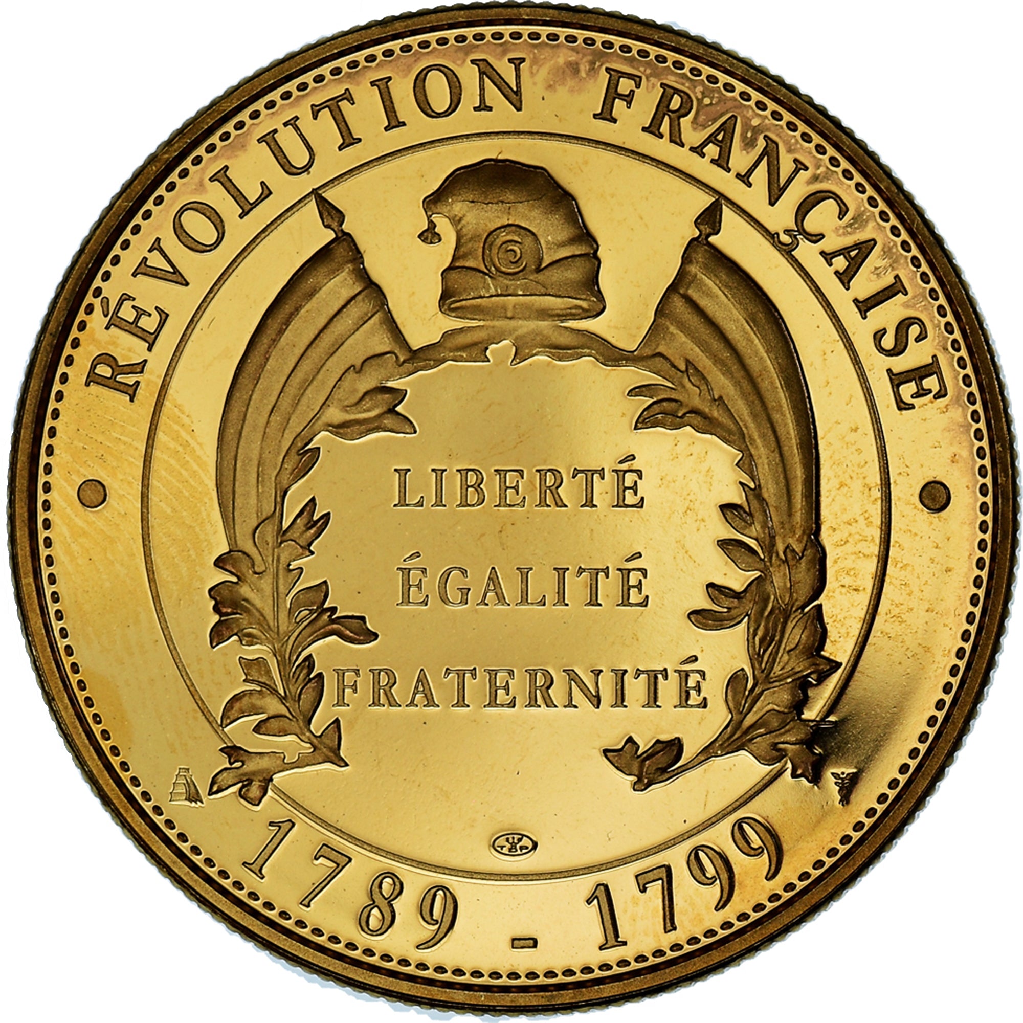 Francja, medal, Révolution Française, La Marseillaise, MS(63), Pokryte Miedź-