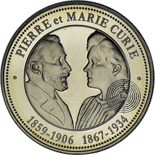 France, Medal, Pierre et Marie Curie, Collection Panthéon, History, MS(63)