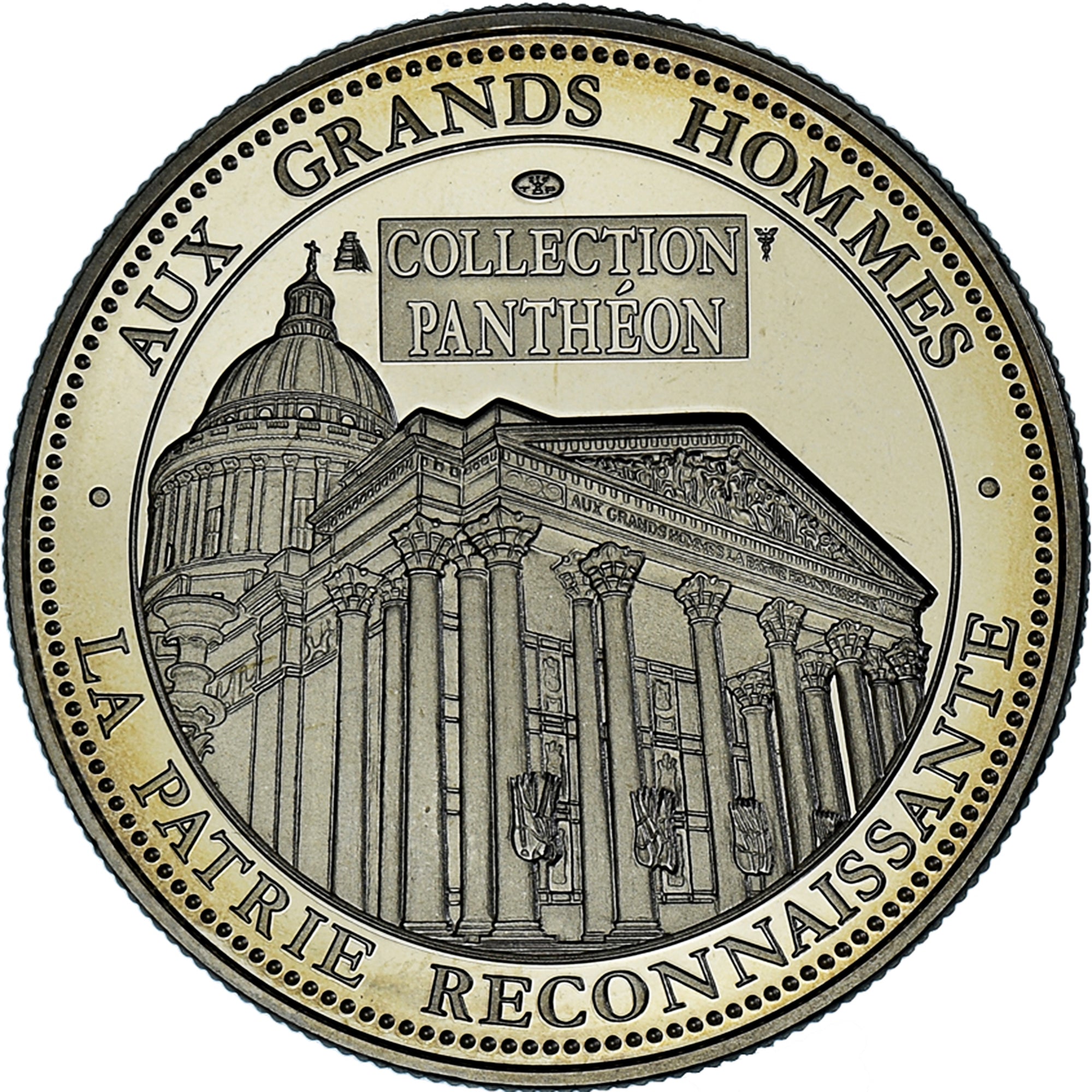 France, Medal, Pierre et Marie Curie, Collection Panthéon, History, MS(63)
