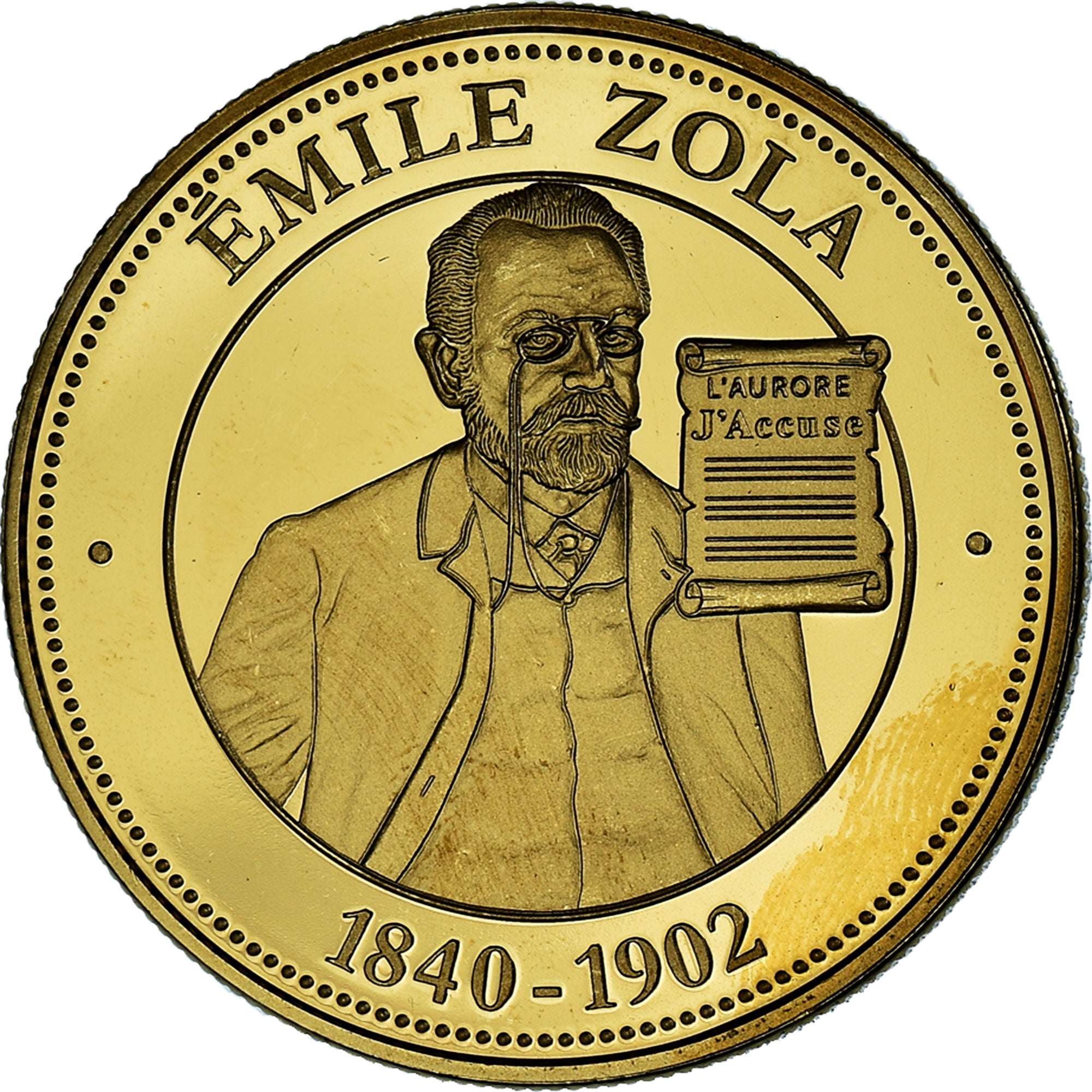 França, medalha, Collection Panthéon, Émile Zola, Políticas, Sociedade