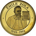 França, medalha, Collection Panthéon, Émile Zola, Políticas, Sociedade