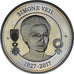 França, medalha, Simone Veil, Collection Panthéon, MS(64), Cobre-níquel