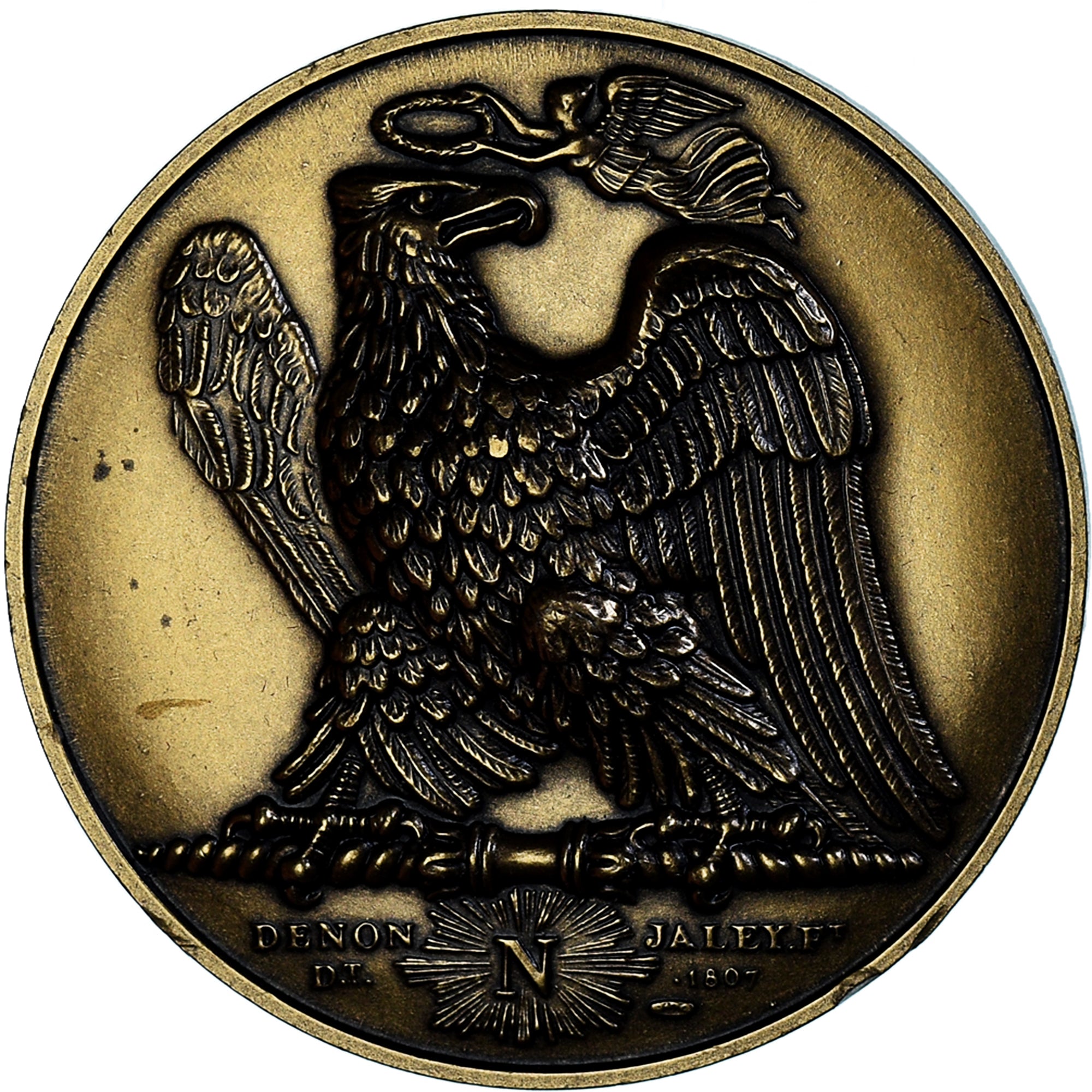 Francia, medalla, Napoléon Ier, Bataille de Wagram (1809), History, Denon, SC