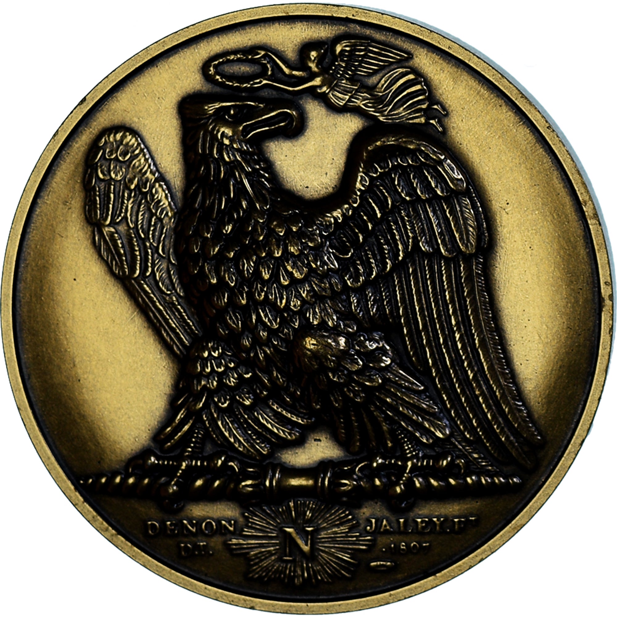 Francja, medal, Napoléon Ier, l'Empereur passe le Rhin à Mayence, Historia