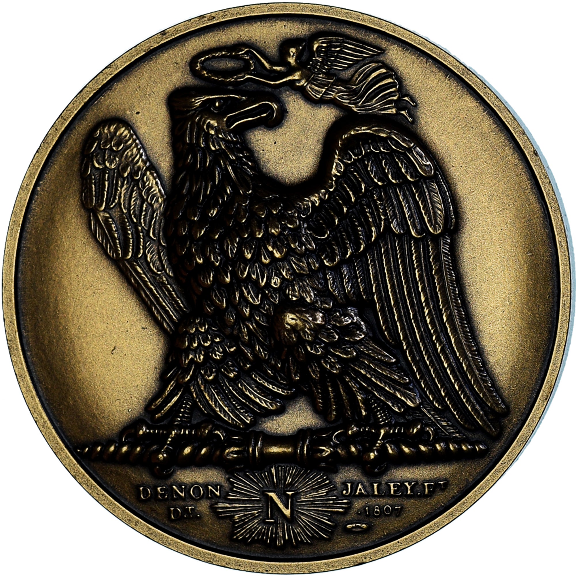 Frankreich, Medaille, Napoléon Ier en Egypte, History, Denon, UNZ, Bronze