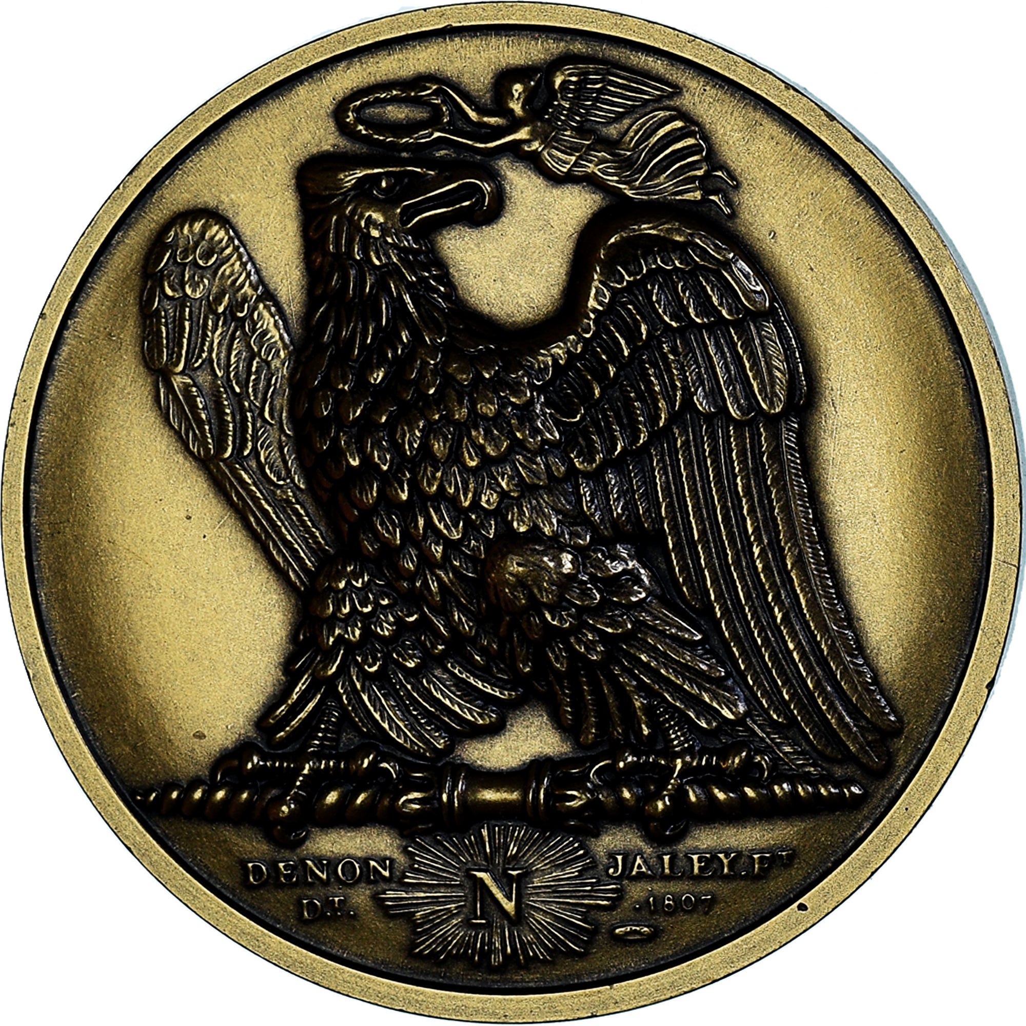 France, Medal, Napoléon Ier, Bataille de Waterloo (1815), History, Denon