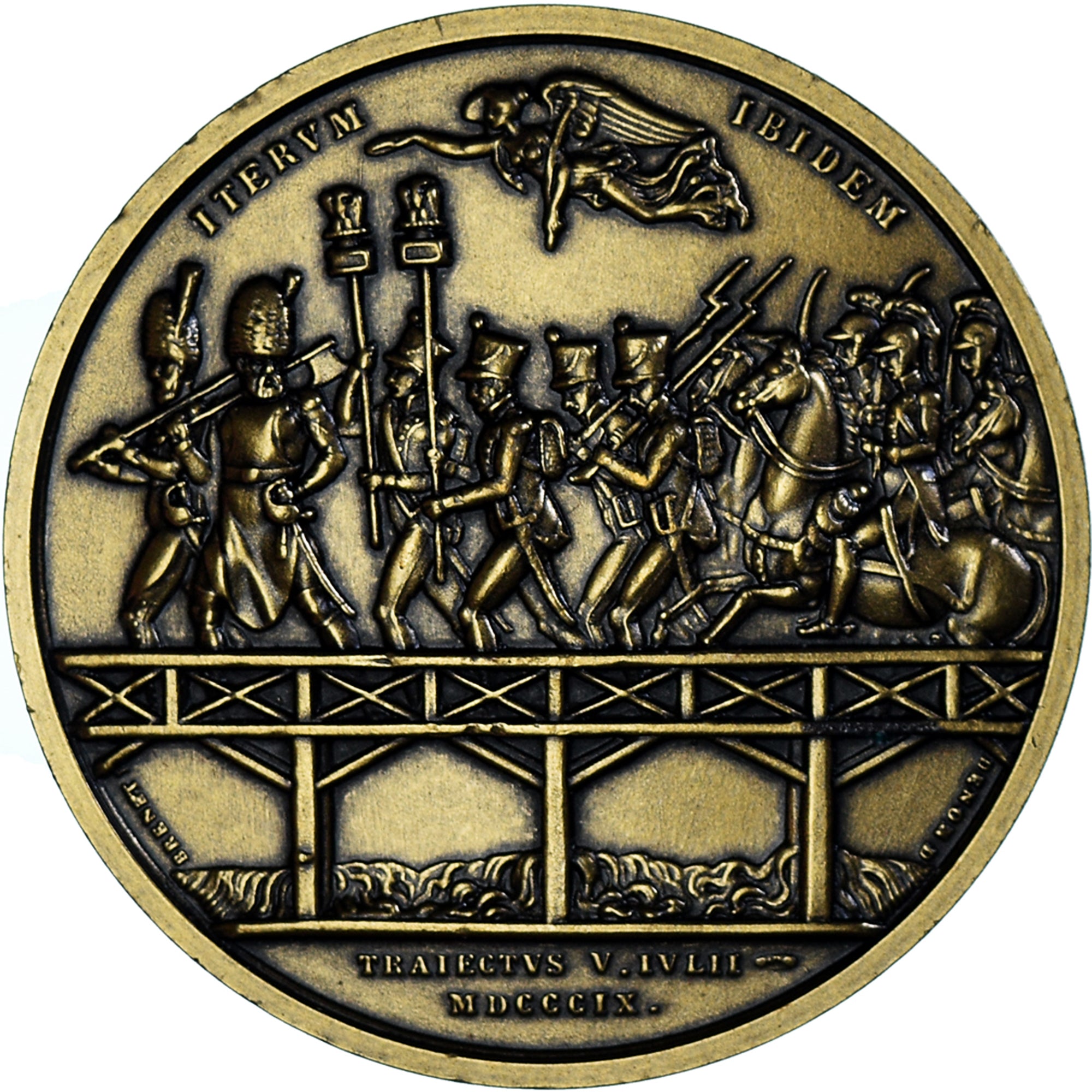 Frankrijk, Medaille, Napoléon Ier, Iterum Ibidem, History, Denon, UNC-, Bronzen