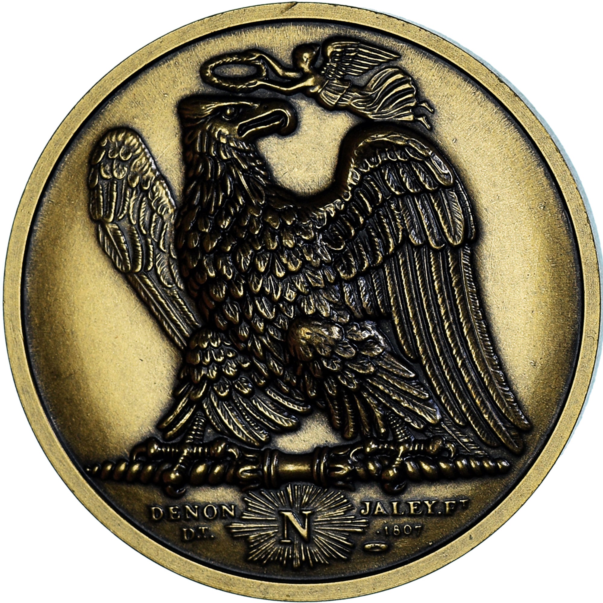 Frankrijk, Medaille, Napoléon Ier, Iterum Ibidem, History, Denon, UNC-, Bronzen