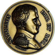 France, Médaille, Napoléon Empereur et Roi, History, Denon, SPL, Bronze