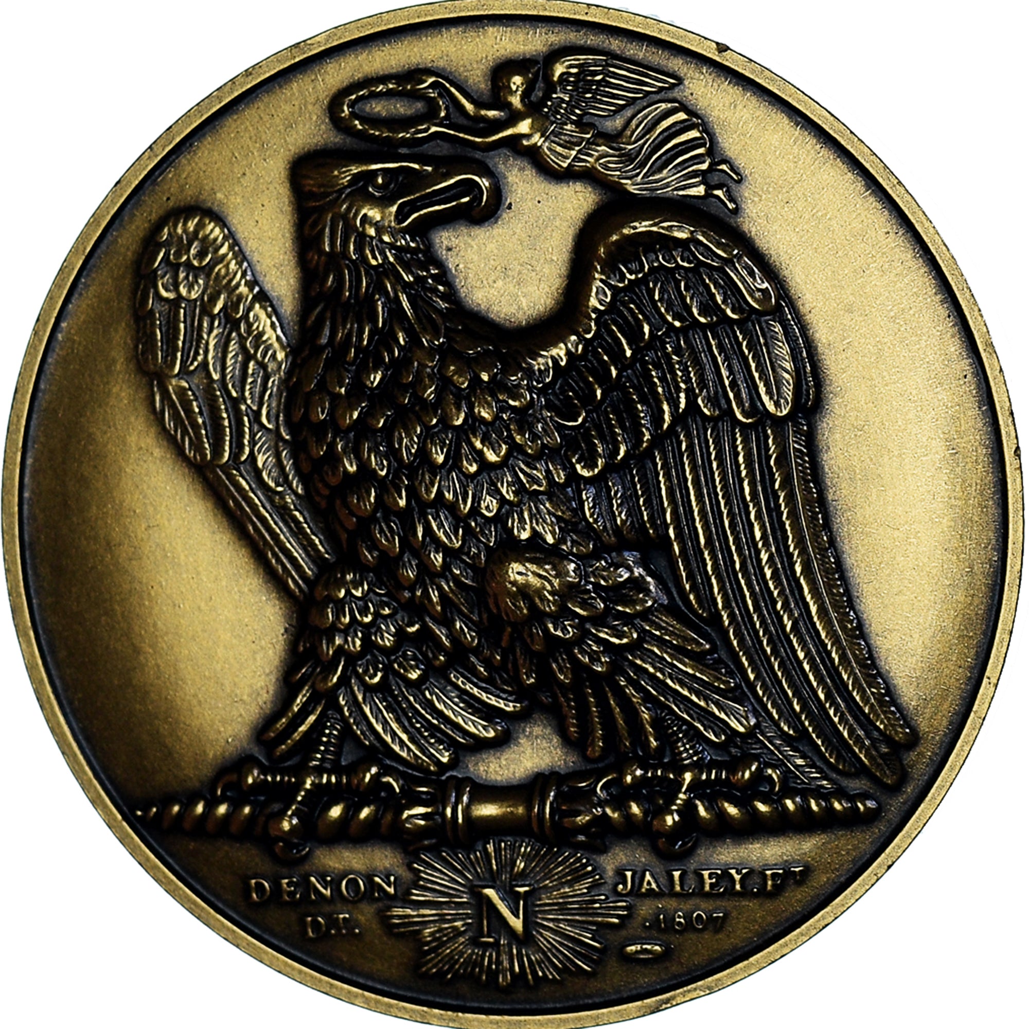 France, Médaille, Napoléon Empereur et Roi, History, Denon, SPL, Bronze