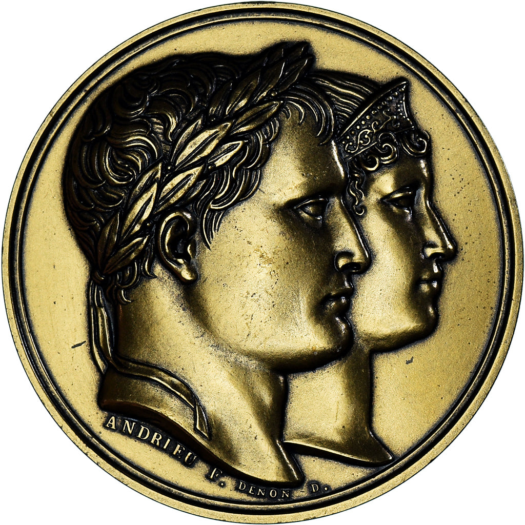 Francia, medaglia, Napoléon et Marie-Louise, History, Denon, SPL, Bronzo