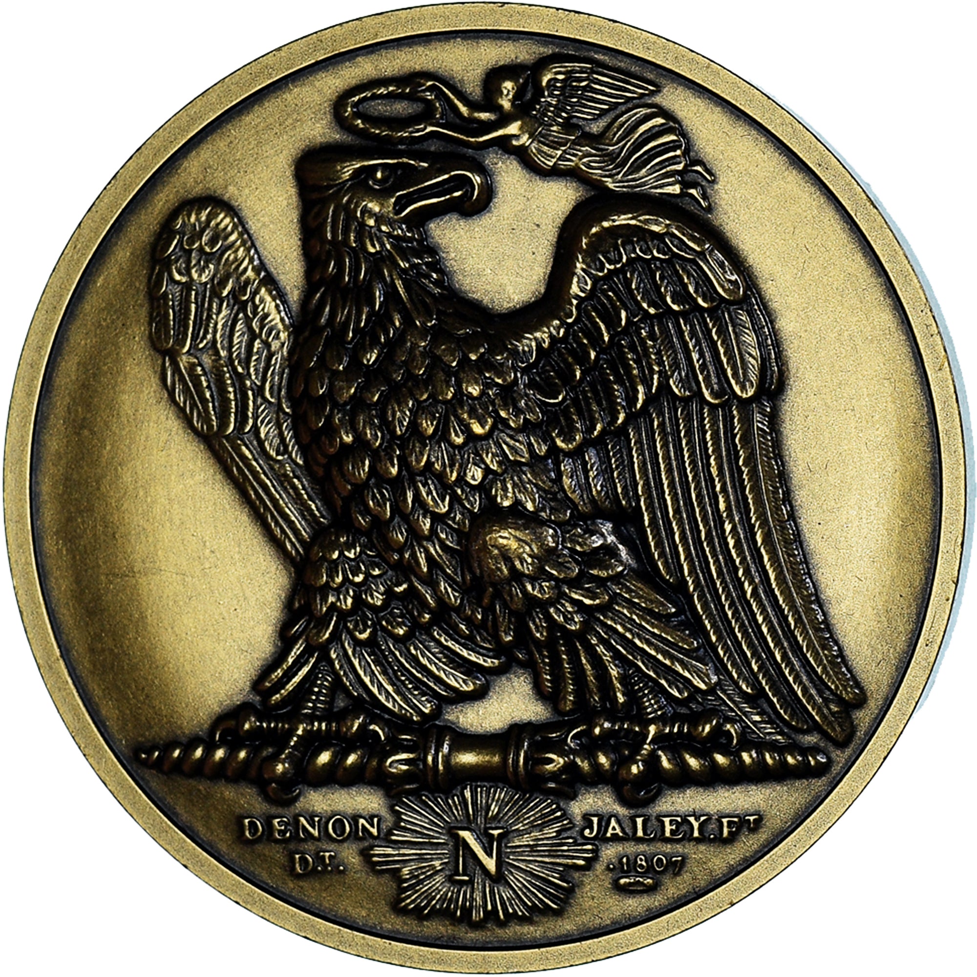 França, medalha, Napoléon 1er, Exercitv Ad Ienam, História, Denon, MS(63)