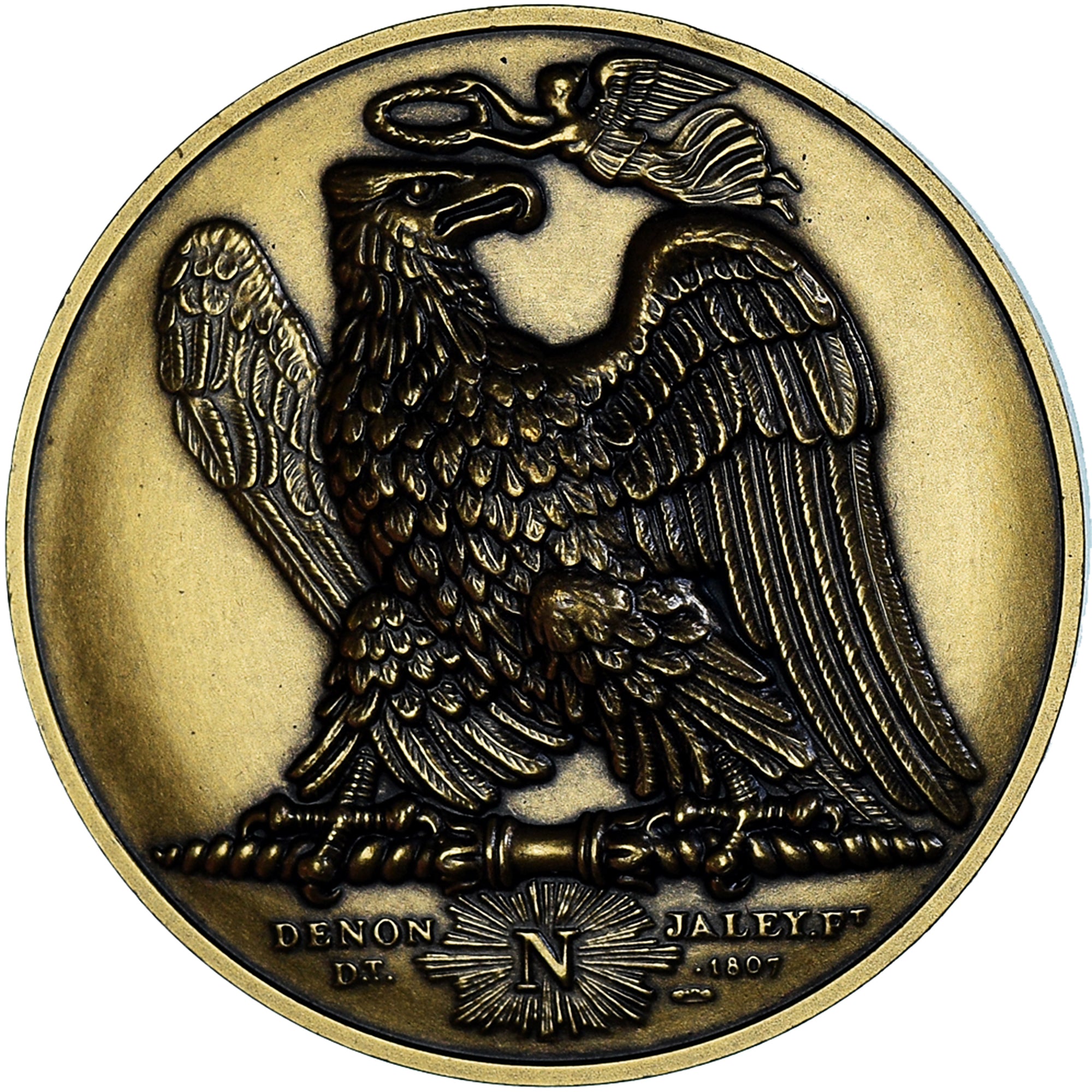 France, Medal, Napoléon Ier, Prise de Wilna, History, Denon, MS(63), Bronze