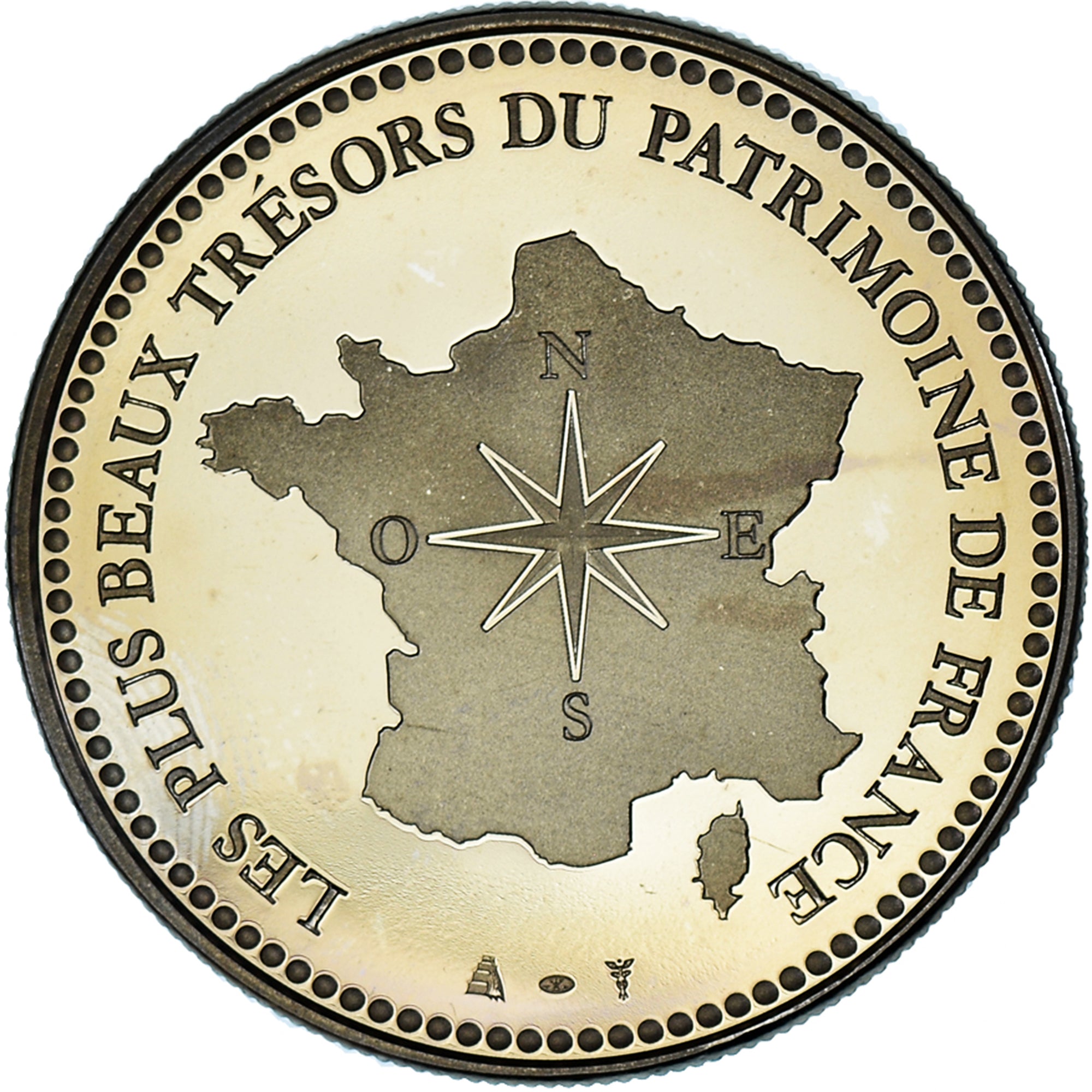France, Médaille, La Grotte de Lascaux, Patrimoine, SPL+, Cupro-nickel