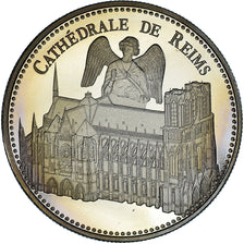 France, Medal, Cathédrale de Reims, Patrimoine, MS(64), Copper-nickel