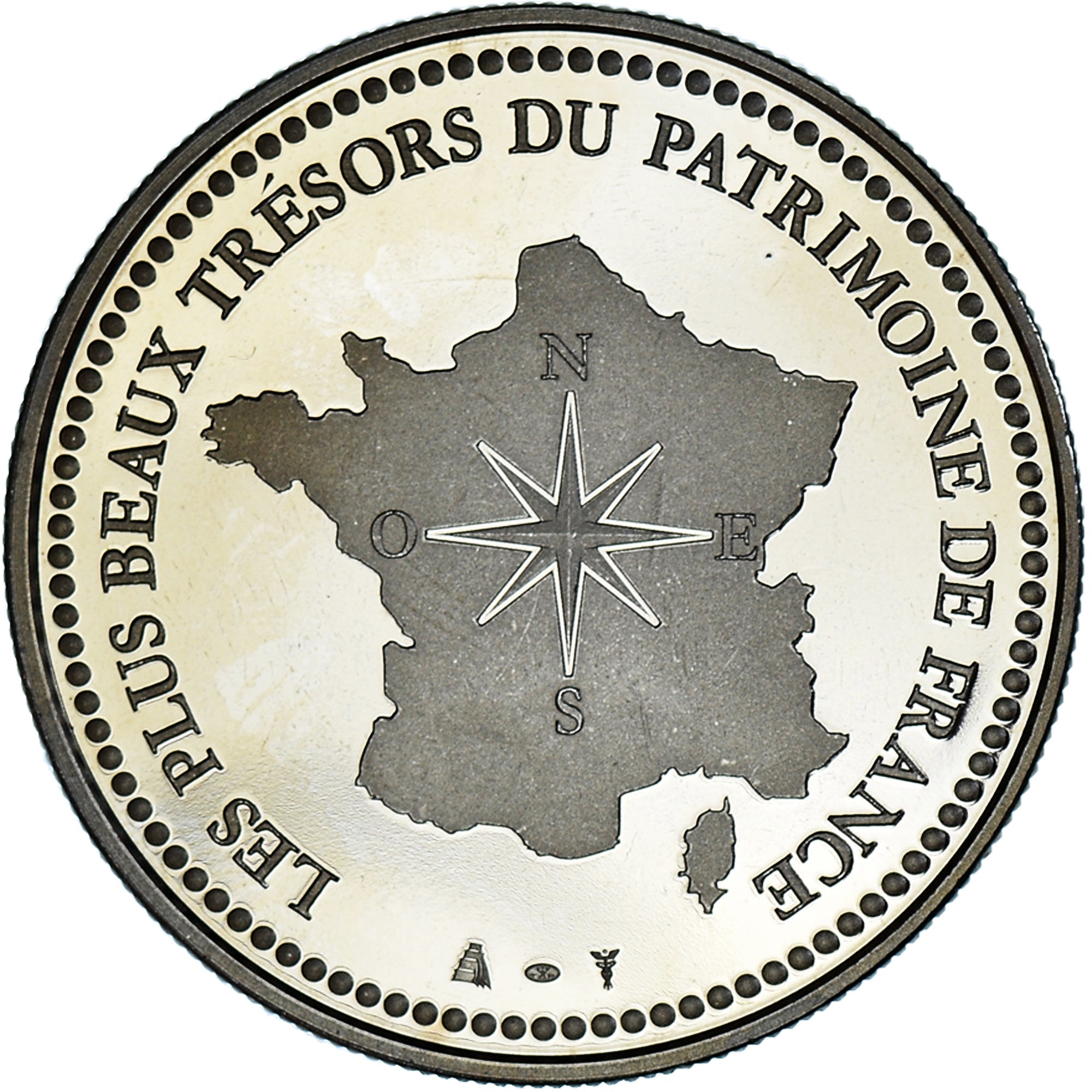 France, Medal, Cathédrale de Reims, Patrimoine, MS(64), Copper-nickel