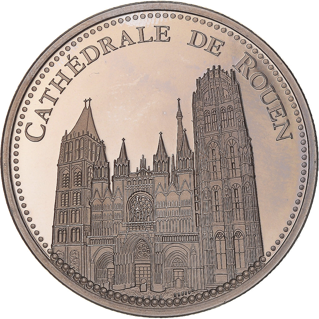 France, Médaille, La Cathédrale de Rouen, Patrimoine, SPL+, Cupro-nickel