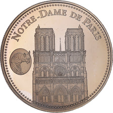 France, Medal, Notre Dame de Paris., Patrimoine, MS(64), Copper-nickel
