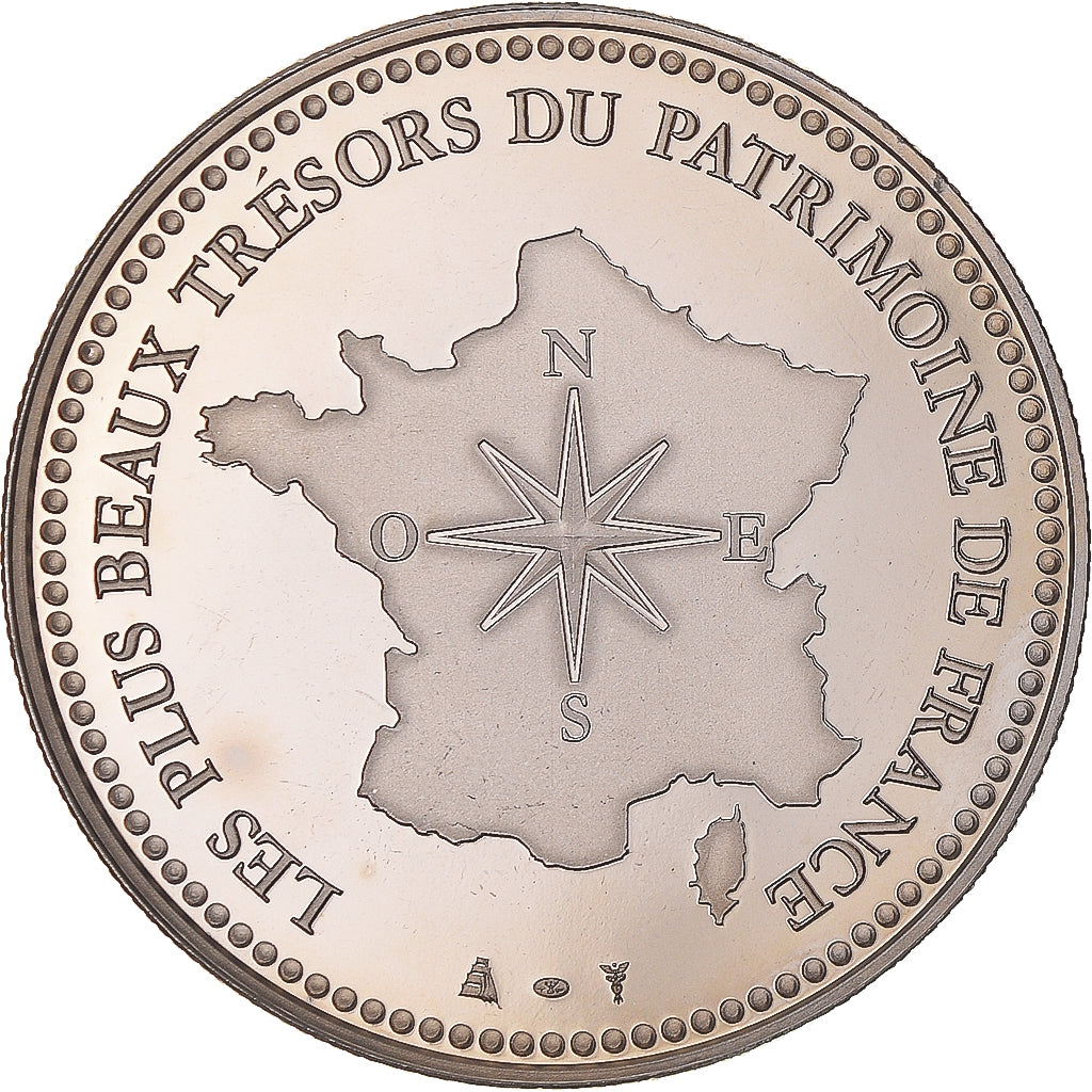 France, Medal, Notre Dame de Paris., Patrimoine, MS(64), Copper-nickel