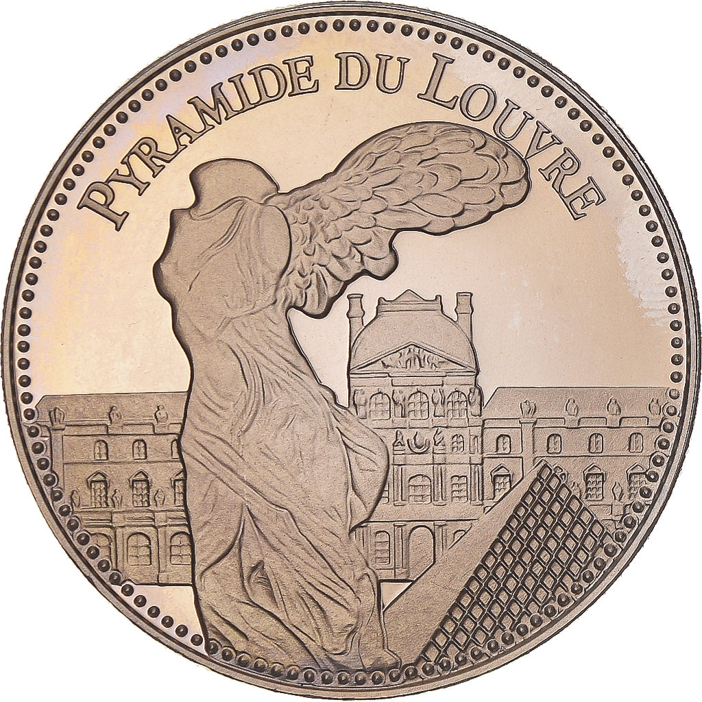 France, Medal, La Pyramide du Louvre, Patrimoine, MS(64), Copper-nickel