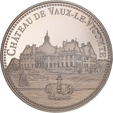 Francja, medal, Château de Vaux-le-Vicomte, Patrimoine, MS(64), Miedź-Nikiel