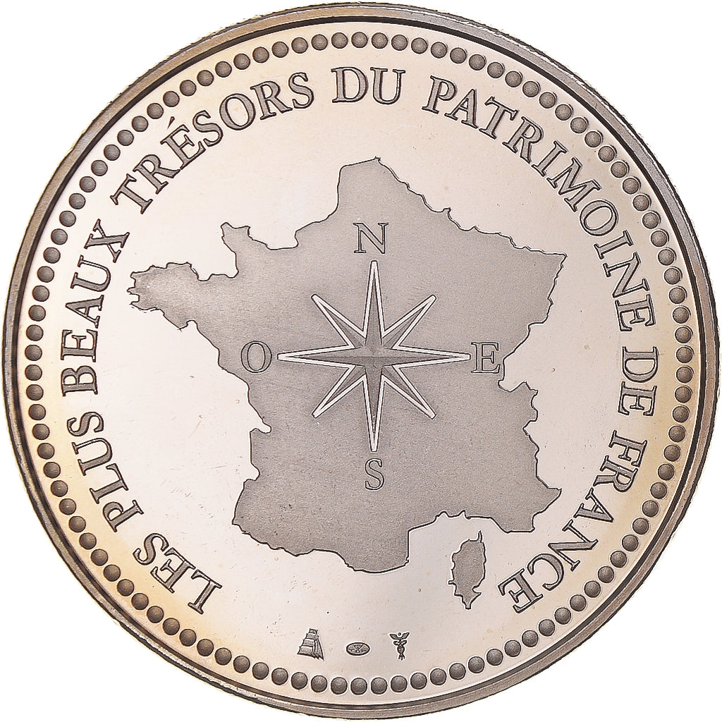Frankreich, Medaille, Château de Chambord, Patrimoine, UNZ+, Kupfer-Nickel