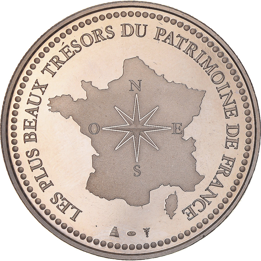 France, Medal, Le Mont Saint-Michel, Patrimoine, MS(64), Copper-nickel