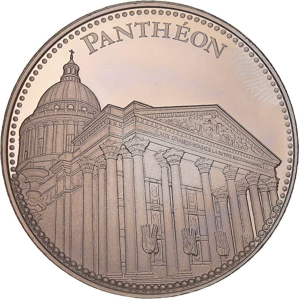 Frankreich, Medaille, Le Panthéon, Patrimoine, UNZ+, Kupfer-Nickel