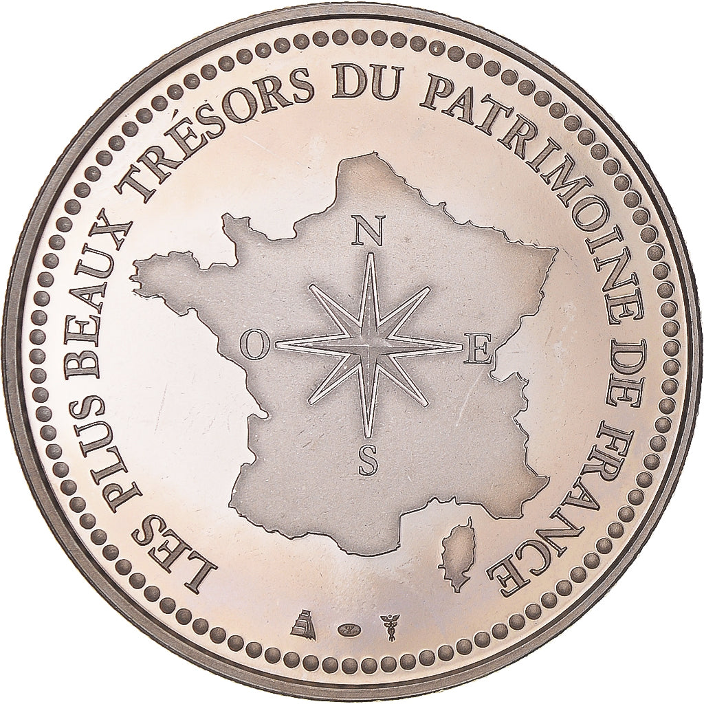 Frankreich, Medaille, Le Panthéon, Patrimoine, UNZ+, Kupfer-Nickel
